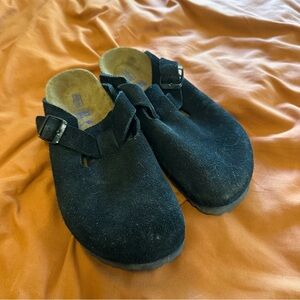 Birkenstock leather suede Boston soft clog size 37 6/6.5US